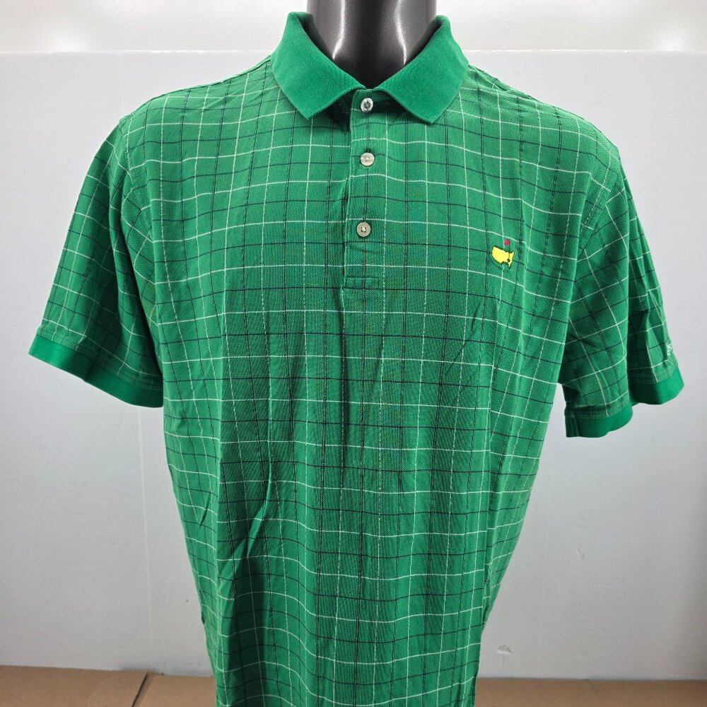 Masters Collection 60s Two-Ply Mercerized Green Mens  Golfing Polo Size XL